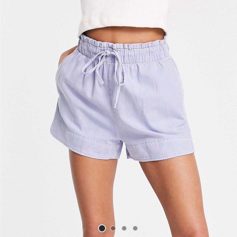 Mango Cotton Shorts in Blue.  NWT